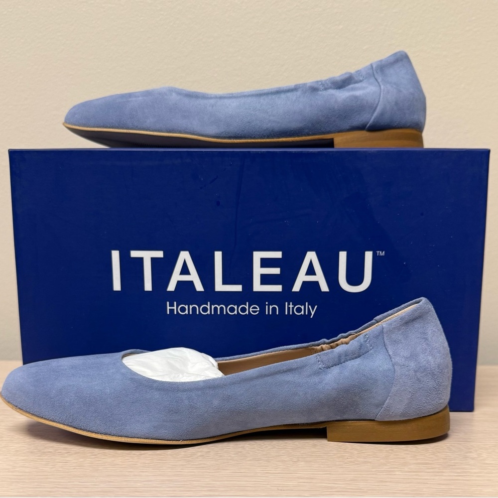 Italeau Mara Celeste Flexcam Ballet Flat, NWT, Size 36.5 (6) - Picture 2 of 8